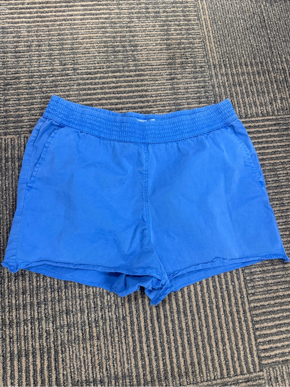 EUC Vineyard Vines Blue Elastic Waist Shorts Sz Medium
